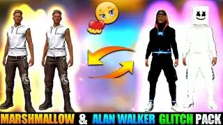 MARSHMALLOW AND ALAN WALKER BUNDLE GLITCH FILE || FREE FIRE || OB32 UPDATE GLITCH FILE ||