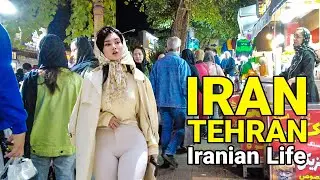 IRAN 🇮🇷 Iranian NightLife In a very Crowded Neighborhood of Tehran ایران