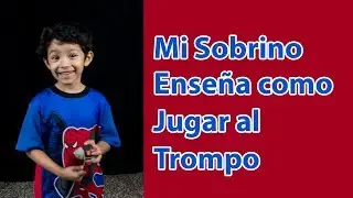 Mi sobrino enseña como bailar un trompo