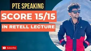 PTE RETELL LECTURE: How to handle SHORT audios | tips and tricks and TEMPLATES ( NITINPTE)