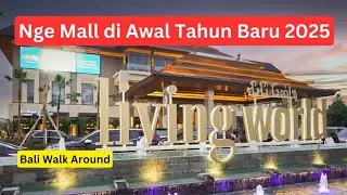 Suasana Awal Tahun di Mall Living World Denpasar