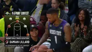 Damian Lillard 3-Point Contest Round 1 (26 points) | Feb. 18, 2023