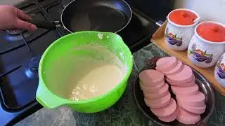 Быстрые завтраки. КОЛБАСА В ТЕСТЕ