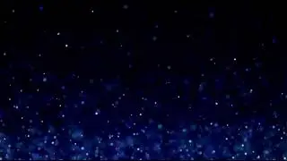 Blue Sparkles Effect with Black Background | Sparkling Animation Video 2024