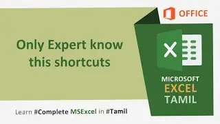 MS Excel Advanced Shortcut Keys Part 3 | Tamil