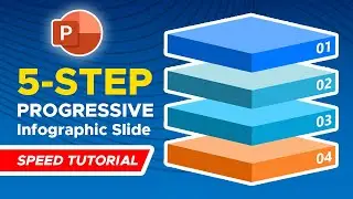 How to Make a 5-Step Progressive Infographic in PowerPoint