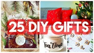 25 DIY Christmas Gift Ideas 2017! // Crafts, Presents, Homemade Gifts