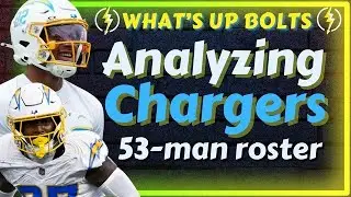 Analyzing the initial 53-man of Jim Harbaugh & Chargers: Jefferson, Rice, Woods, and Fehoko make it