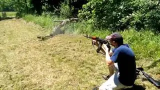 SAR2 & plum RPK-74M magazine bumpfire.