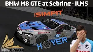 BMW M8 GTE at Sebring - struggling in ILMS on iRacing