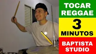 COMO TOCAR REGGAE NA BATERIA? AULA 1  (Baptista Studio)