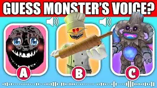 Guess the MONSTER'S VOICE #20 (SINGING MONSTERS, GARTEN OF BANBAN 4, DOORS KAWAII & BOB'S PIZZERIA)