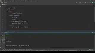 Grocery List  -Problem Set 3 (CS50's Introduction to Programming with Python)