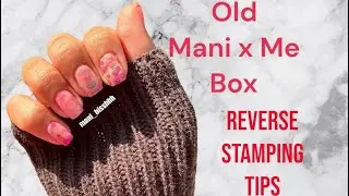 RECYCLE YOUR MARBLE DIP | HOW TO REVERSE STAMP On The First Try | Dip Powder | Mani Bisshhh