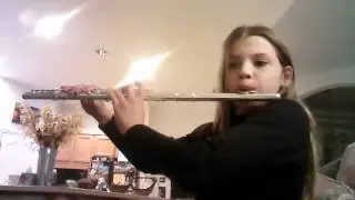 Jolly Old Saint Nicholas on the flute