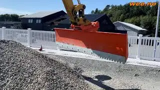Brøyteskjær til gravemaskin