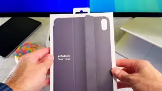 iPad Mini 7 Smart Folio Charcoal Gray Unboxing & Review