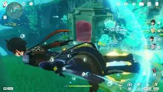Genshin Impact - Court of Fontaine Region Sea Puzzle Near Salacia Plain (Like and Subscribe)