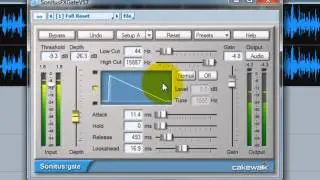 How To Clean A Voice Track Using the Sonitus Noise Gate In Cakewalk Sonar
