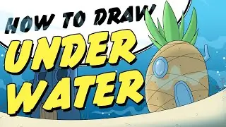 How to draw an underwater scenery (very easy)