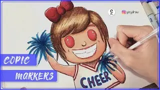Creating characters with COPIC & TOUCHFIVE MARKERS || How To Create Characters #04