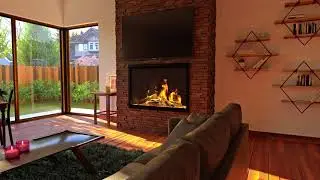 Super Realistic Electric Fireplace: Modern Flames Orion Traditional