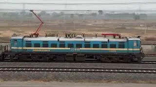 Diesel Locomotives wdg4g + wdg4 with Double Stack Container Trains #wdfc #railfan #railway #viral
