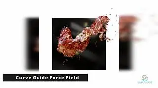 Curve Guide Force Field with fluids on a curve (FLIP Fluids Addon)