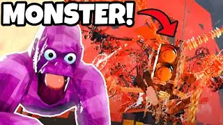 The SCARIEST Gorilla Tag Fan Game | Animal Company