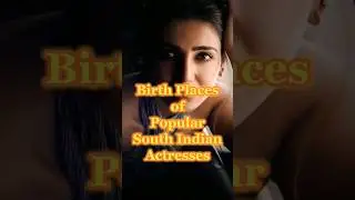 Top 10 Popular Tollywood Actresses and their Birth Places #viral