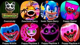 Zoochosis Barry's Prison New,SONIC TAPES Barry's,Poppy Playtime Chapter 3 Mobile,Poppy Playtime 4
