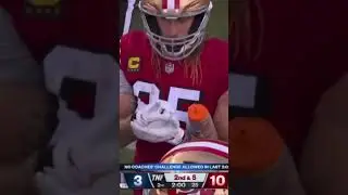 George Kittle literally plays rock paper scissors during an NFL game! 