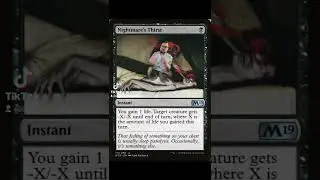 D&D x MTG Random Inspiration | Nightmare's Thirst