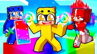 Surviving One OP BLOCK With MY CRUSH in Minecraft!