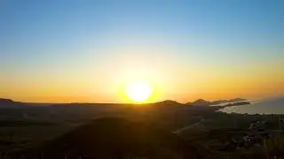 Time lapse Восход солнца Крым Коктебель