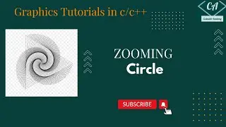 Zooming Circle||How to create a Zooming Circle in Computer Graphics||Circle