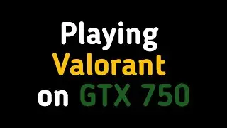 Playing Valorant on GTX 750 ti (2gb) Settings | Gameplay