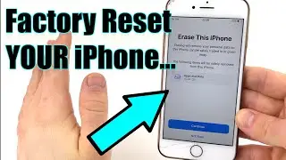 How To Factory Reset An iPhone 14, 13 ,12, 11, X, 8, 7, 6...
