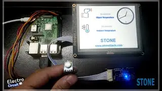Temperature Sensor with Stone-HMI Display