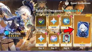 HURRY! HOYOVERSE Being Generous By Give EXTRA PRIMOGEMS For FURINA before Version 4.2 Genshin Impact