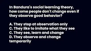 Nagbabago ang Tao Kahit Nakakakita ng Mabuting Gawi? | Social Learning Theory ni Bandura Explained