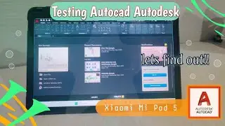 XIAOMI PAD 5 AUTODESK AUTOCAD TES