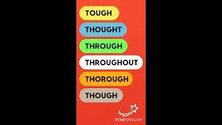 Como Pronunciar THOUGHT THOUGH TOUGH THROUGHOUT 😱Palavras Difíceis em Inglês Para Iniciantes #shorts