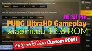 PUBG UltraHD Gameplay Mi 10T PRO | xiaomi.eu ROM 12.6 June UPDATE | ഒരു കിടിലം update ! | NO ROOT