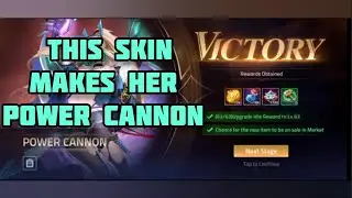 Turn her into a power cannon with this skin (f2p account series) Mobile legends adventure