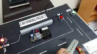 Mini Car Parking Project Based On Electrical Control Wiring.