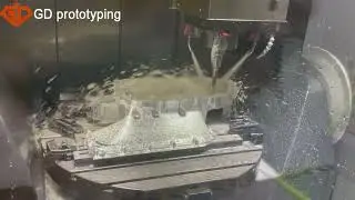 CNC machining of automobile parts, five-axis machining of automobile engine casing