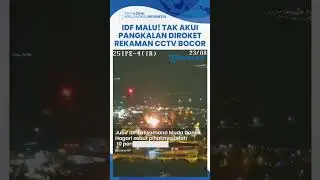 Bocor Rekaman CCTV Pangkalan Israel Dihujani Roket Hizbullah, IDF Sempat Tak Ngaku