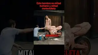 Este hombre es mitad humano y mitad motocicleta... #cortos #resumenesdepeliculas #movie