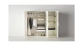 ОБЗОР ШКАФА БРИМНЭС ИЗ ИКЕА и КОМОДА МАЛЬМ.wardrobe Brimnes IKEA and chest of drawers Malm